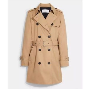 Coach Tan Trench Coat
